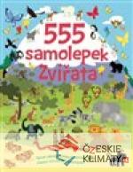 555 samolepek - Zvířata - książka