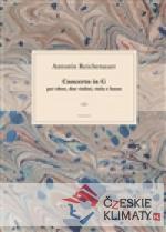 Antonín Reichenauer: Koncert G dur pro hoboj, smyčce a basso continuo - książka