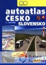 Autoatlas Česko Slovensko A4 /1:240 000/ - książka