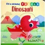 Čti a skládej Puzzle - Dinosauři - książka