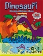 Dinosauři - Obsahuje skládanky, rébusy a samolepky - książka