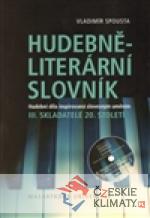Hudebně-literární slovník III. - książka