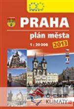 Praha knižní plán 2013 - 1:20 000