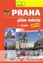 Praha knižní plán 2014 - 1:20 000