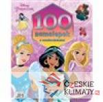 100 samolepek s omalovánkami - Disney Princezny - książka