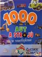 1000 aut a strojů se samolepkami - książka
