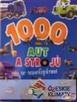 1000 aut a strojů se samolepkami - książka