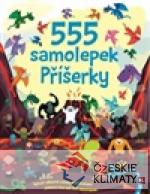 555 samolepek - Příšerky - książka