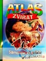 Atlas zvířat- velká kniha-330 samolepek - książka