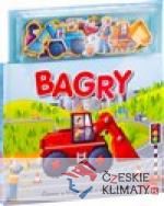 Bagry - Knížka s magnetkami - książka