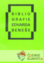 Bibliografie Edvarda Beneše - książka