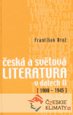 Česká a světová literatura v datech II 1900-1945 - książka