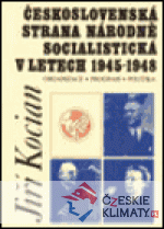 Československá strana národně socialistická v letech 1945-1948 - książka