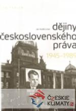 Dějiny československého práva 1945–1989 - książka