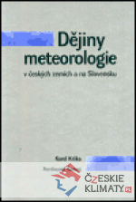 Dějiny meteorologie v českých zemích a na Slovensku - książka