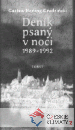 Deník psaný v noci 1989-1992 - książka