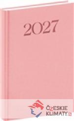 Denní diář Biella 2027, růžový - książka