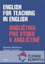 English for Teaching in English / Angličtina pro výuku v angličtině - książka