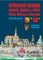 Erbovní mapa hradů, zámků a tvrzí Čech, Moravy a Slezska 18 - książka