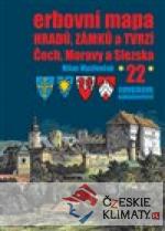 Erbovní mapa hradů, zámků a tvrzí Čech, Moravy a Slezska 22 - książka