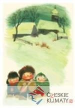 Pohlednice - Děti ve sněhu