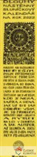 Dlouhý nástěnný sluníčkový kalend...