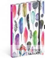 Notes Peříčka, linkovaný, 13 × 21 c...