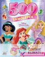 500 samolepek - Disney Princezny