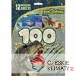 100 samolepek s omalovánkovými listy -...