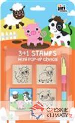 Razítka 3+1 s voskovkou Farma - audiobo...