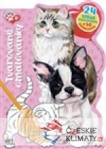 Tvarované omalovánky Štěňátka a ko...