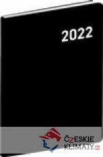 Kapesní diář Černý 2022, plánovací měsíč...