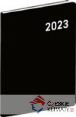 Kapesní diář Černý 2023, plánovací měsíč...