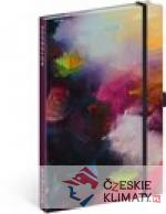 Notes Růžová malba, linkovaný - audi...