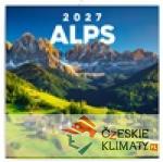 Poznámkový kalendář Alpy 2027