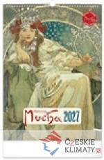Nástěnný kalendář Alfons Mucha 2027