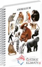 Spirálový blok Animalium - Primáti, ...