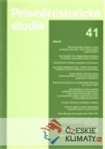 Právněhistorické studie 41