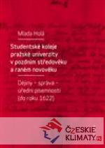 Studentské koleje pražské univerzity ...