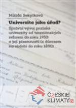 Univerzita jako úřad?