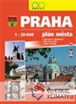 Praha plán města 2017 - 1:20 000