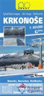 Krkonoše - lyžařská mapa  1:60 000