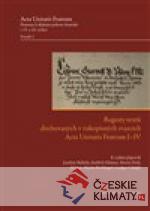 Regesty textů dochovaných v rukopisný...