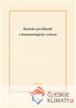 Ročenka pro filosofii a fenomenologick...