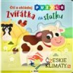 Čti a skládej Puzzle - Zvířátka na ...