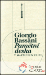 Pamětní deska v Mazziniho ulici