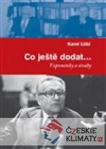 Co ještě dodat...