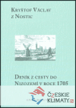 Deník z cesty do Nizozemí v roce 1705