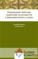 Originární způsoby nabývání vlastn...
