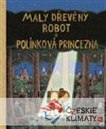 Malý dřevěný robot a polínková pri...